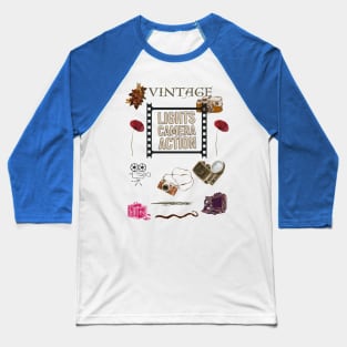 Vintage camera Baseball T-Shirt